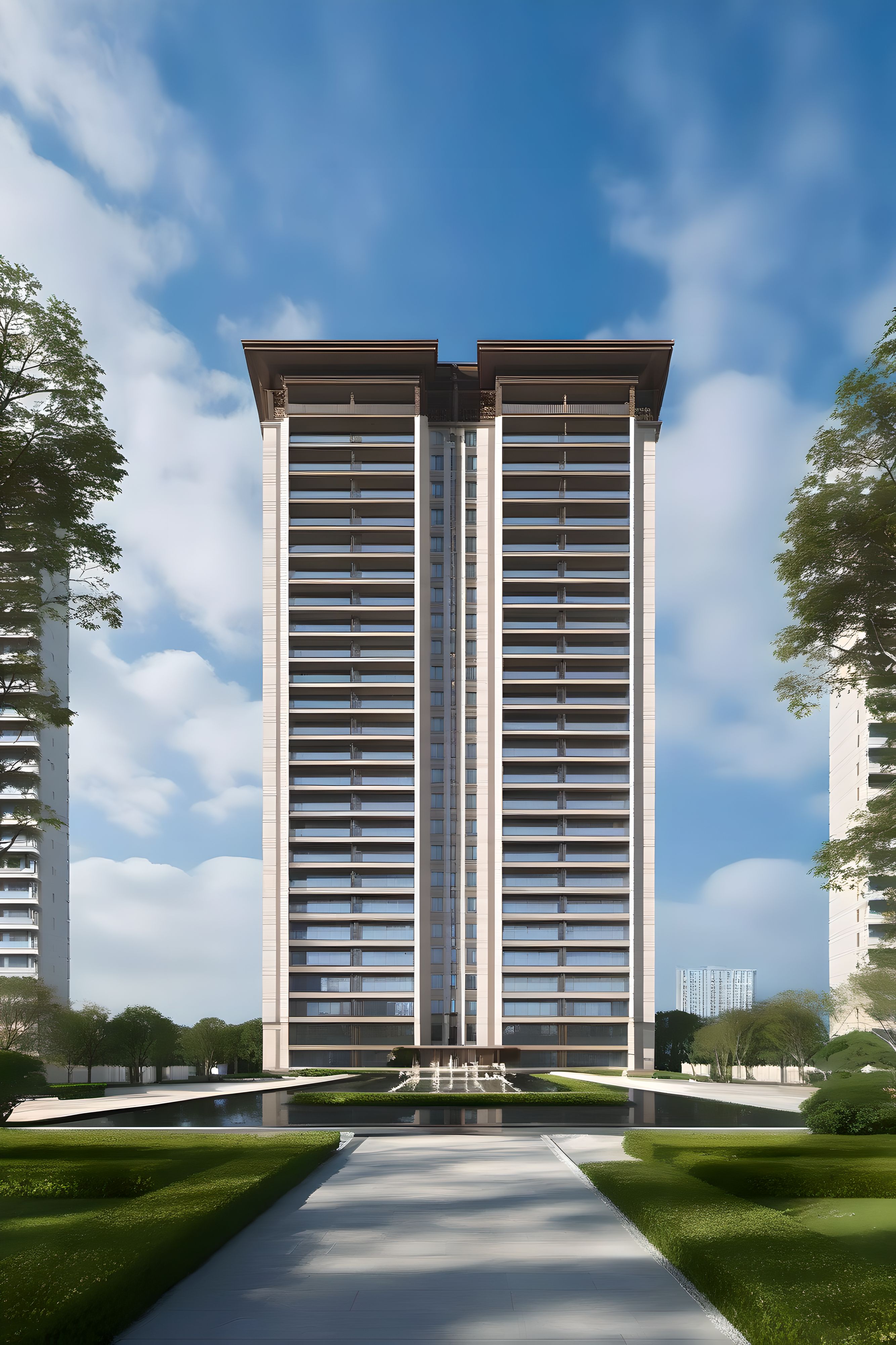 00117-4127559271-(masterpiece), best quality,8K,no humans, _zhuzhai, residence, no humans, tree, outdoors, sky, scenery, building, day, cloud, bl-0000.jpg